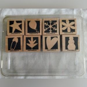 2003 Stampin' Up~Bold Shapes~8pc set.
